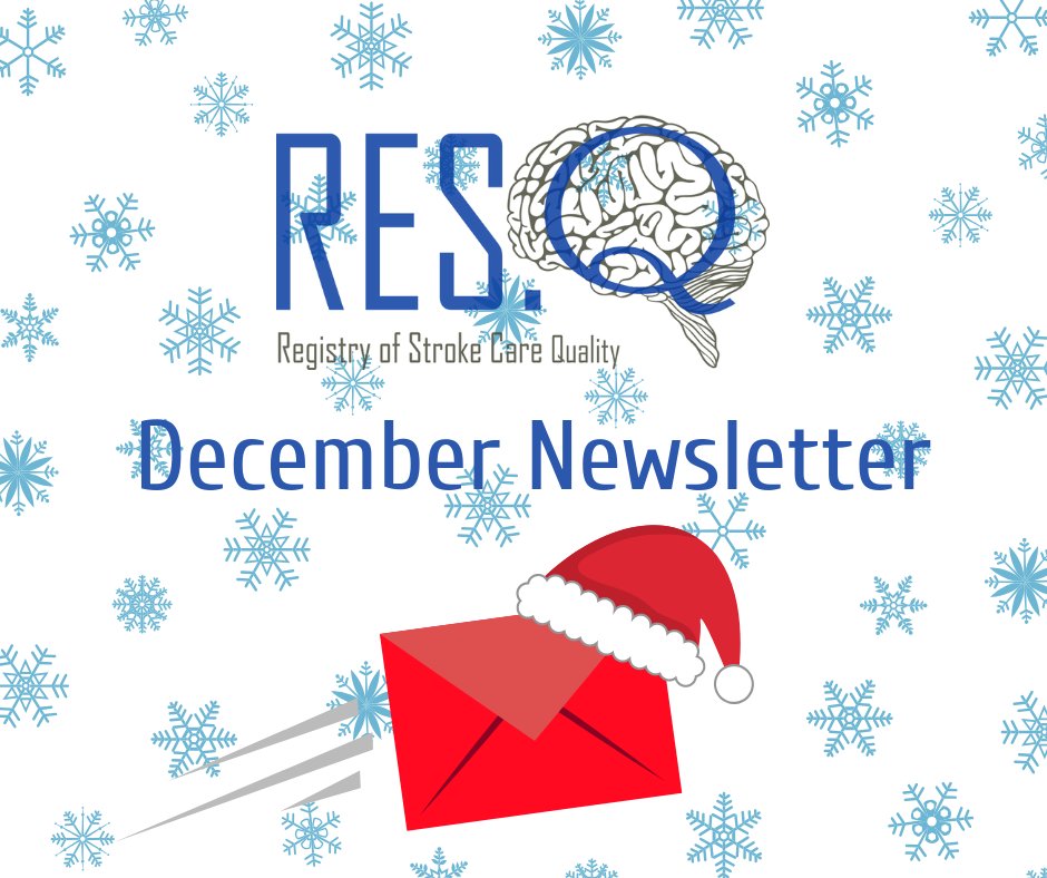 RegistryStroke's tweet photo. Read the RES-Q December 2018 Update here: https://t.co/PAoQKlk4cS with guest posts courtesy of @inna_lutsenko @eso_east and @simeon_dale #QASC. #stroke @ESOstroke #qualityofcare https://t.co/oKoGwLOCiE