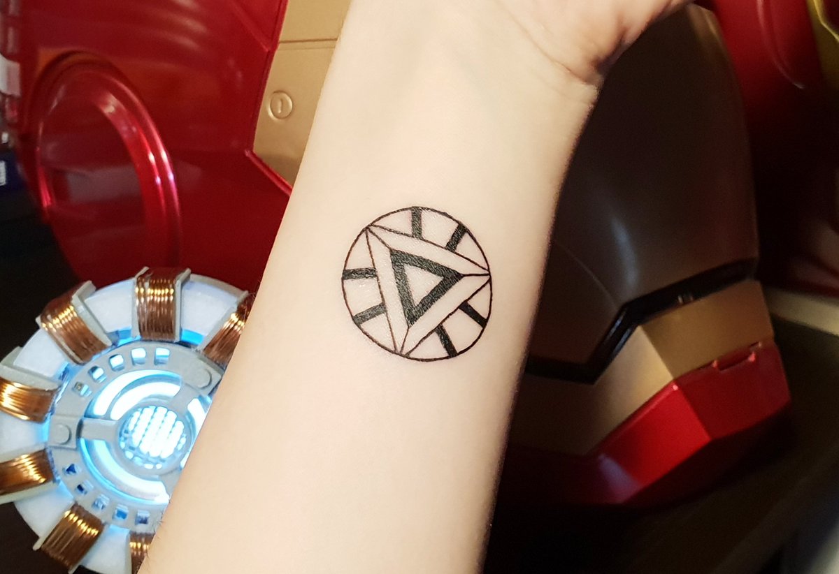 Iron Man Arc Reactor Tattoo Designs - wide 1