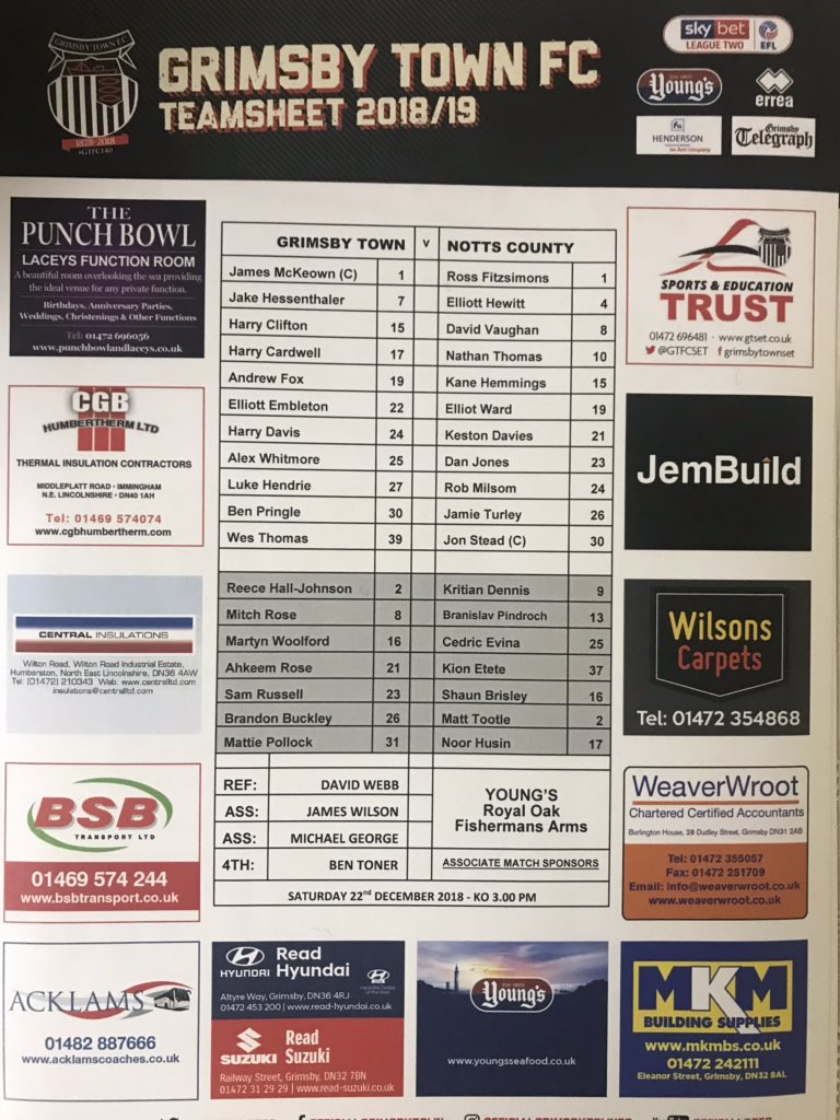 LeePhilpott11's tweet photo. Some pre Xmas ⚽️ at Blundell Park 
@officialgtfc 🆚 @Official_NCFC 
Finished with an early 4-0 🎁 for the #gtfc fans. #TeamLPM https://t.co/PeK0Xd23hb