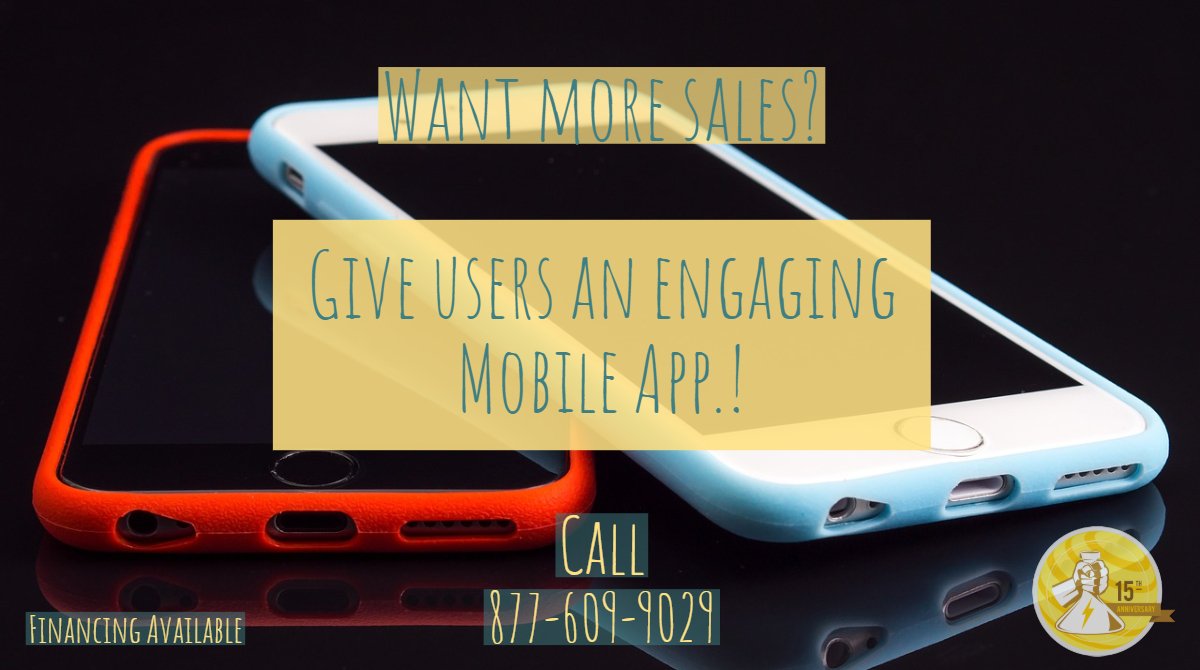 ProjectThunder's tweet image. Give users and customers a reason to talk about your brand with a Mobile App.! #Mobilize #Mobileapps #ThereShouldBeAnAppForThat #eCommerce