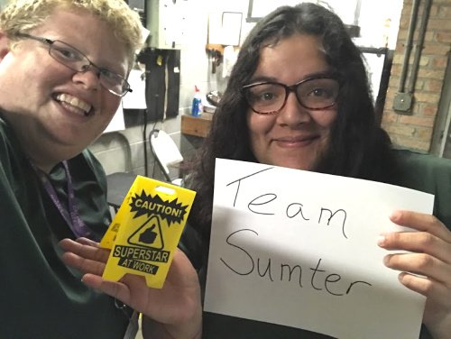 BACEmploy's tweet photo. Sherley C is a recipient of a Cheese Award for her exceptional customer service at the Sumter Contract Site, recognized by a visitor for its exceptional cleanliness. Congrats Team Sumter and thanks to supervisor Erin for sharing these employee successes! #PowerofBAC #BACJobs https://t.co/HVdbJ8fjnw