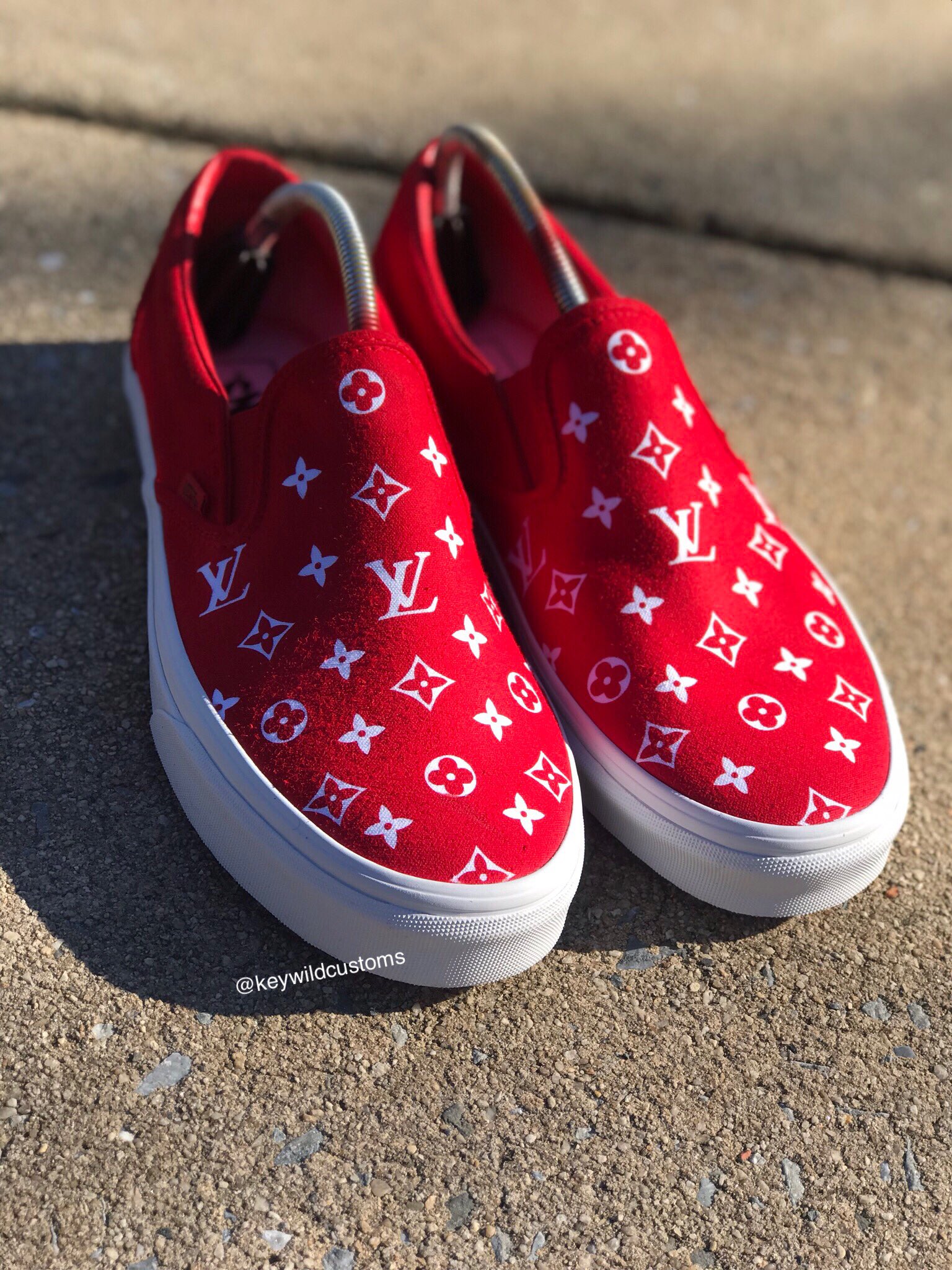 Louis Vuitton Vans  Vans, Louis vuitton, Vans classic slip on sneaker