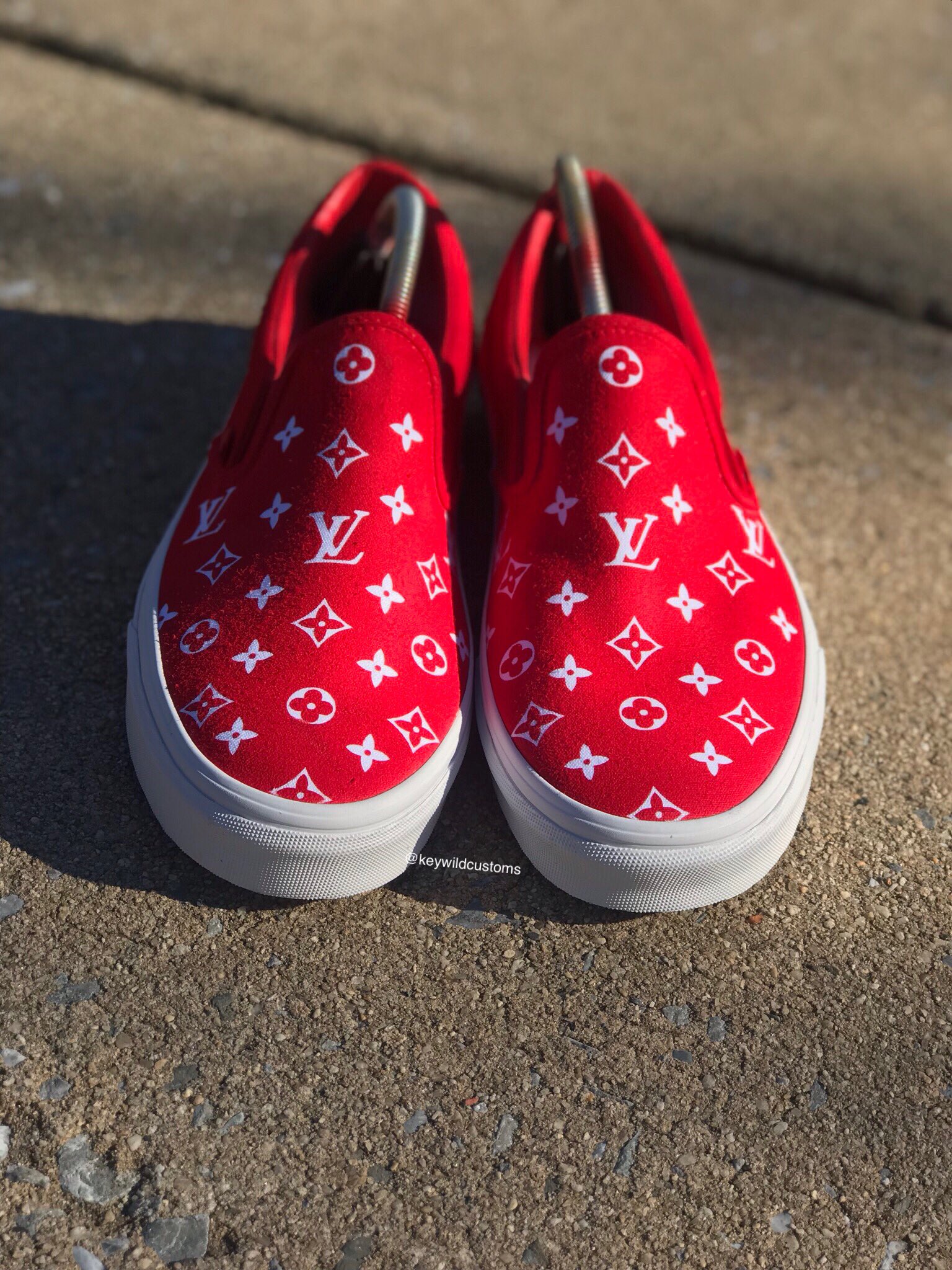 Colored LV' Vans Slip-on