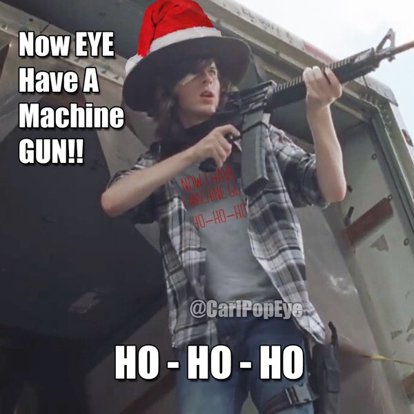 CarlPopEye's tweet photo. Wishing everyone a #MerryChristmas and #HappyNewYear from #CarlPopeye!
#TWD #TWDFamily #WalkingDead
#NeganMeme courtesy of @piratedLish https://t.co/YIhVyLicD3