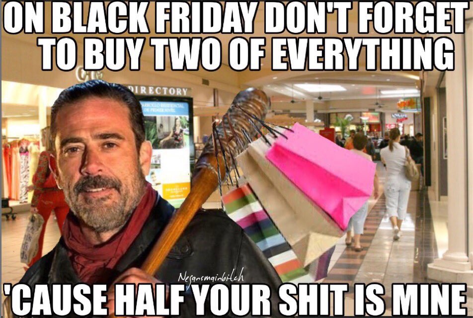 Wishing everyone a #MerryChristmas and #HappyNewYear from #CarlPopeye!

 #TWD #TWDFamily #WalkingDead 

#NeganMeme courtesy of @piratedLish