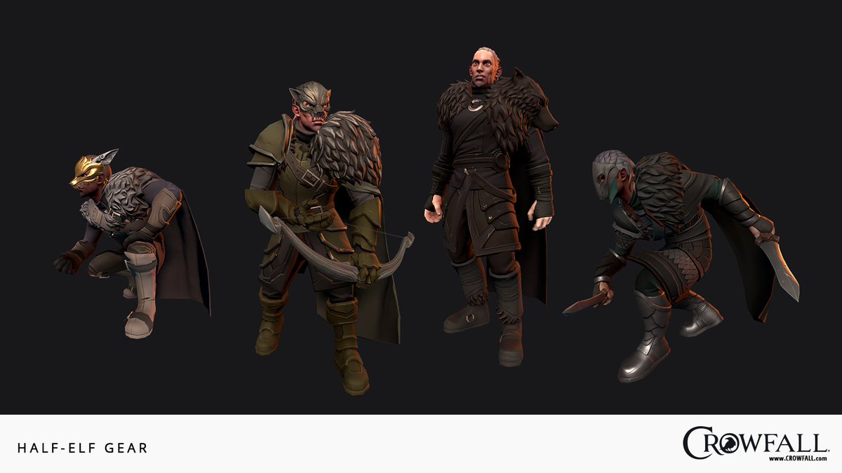 caldera_hq's tweet image. We almost never see half-elves ingame although they have amazing armor and looks. Will they get some love, or are they proverbially cursed forever?
@CrowfallGame @jtoddcoleman @CrowfallGame