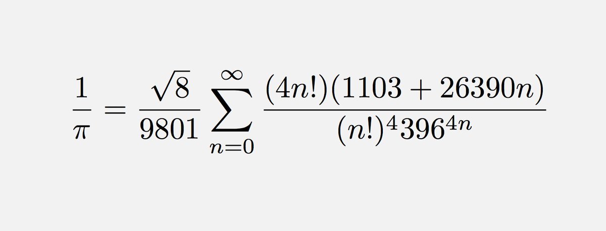 Brian Greene on Twitter: ""An equation has no meaning for me unless it expresses a thought of god." --Srinivasa Ramanujan, born OTD 1887.… "