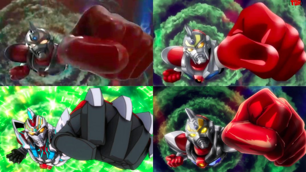 Ssss D Gridman S Rise From The 1993 Live Action Series The 15 Animated Short And The 18 Ssss Gridman Anime Updated The Video With Gridman S Final Rise In Episode 12 Of Ssss