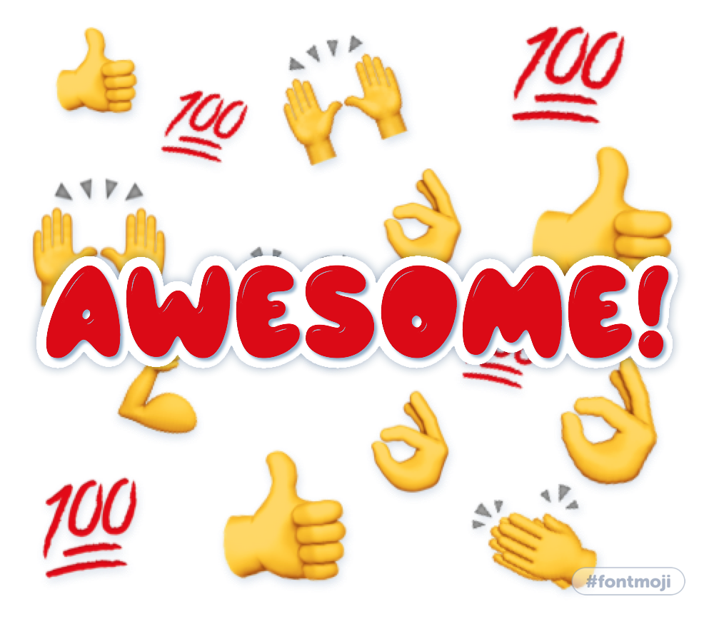 fontmoji tweet picture