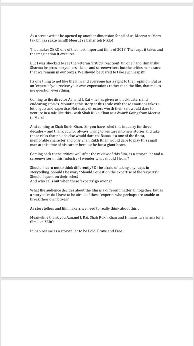 ZeeshanUniverse's tweet image. Don't DWARF your dreams. Here is the well said by @KanikaDhillon about #ZeroTheFilm directed by @aanandlrai 
@Mdzeeshanayyub @iamsrk @AnushkaSharma #KatrinaKaif