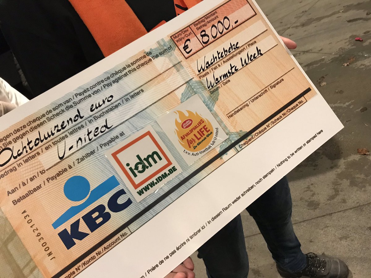 idm_info's tweet image. 🔥Afvalophalers for life 🔥
Zo fier en blij dat we 8.000 EUR kunnen schenken aan de Auti-voetbalclub U-Nited vzw waar onze collega Lucas Bocklandt lid van is. Dikke Merci aan iedereen die hiertoe bijdroeg! #warmsteweek