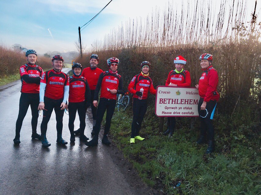BryncochBombers's tweet photo. Merry Christmas from the Bryncoch Bombers! #Bethlehem #roadcycling #cyclinglife #cycling #walescycling #cyclingwales https://t.co/o2LWhNNgwm