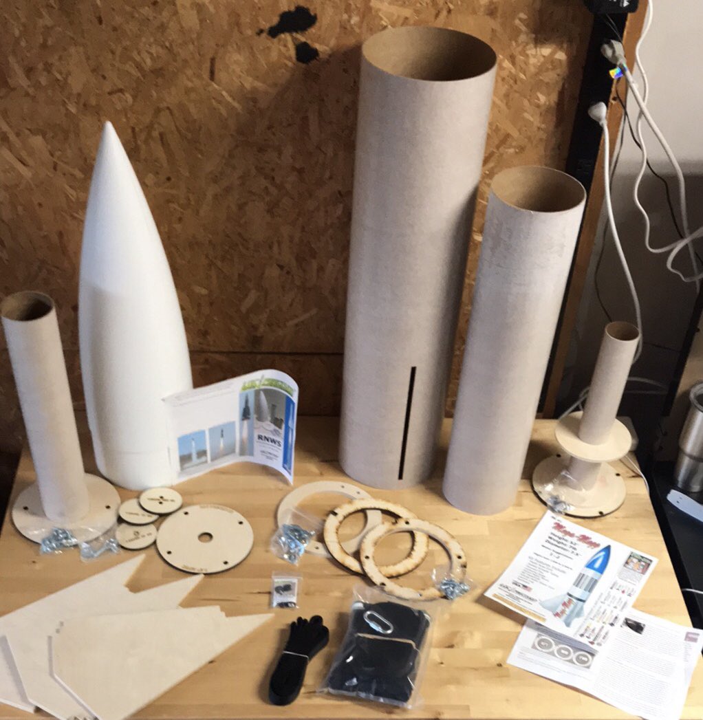 modelrocketguy's tweet photo. So last night, I started working on my @LocPrecision Mega Magg. So this rocket... is freakin’ FUN to work on. All updated to the new Loc-N-Fin system, MMAS, AND a RNWS. Only $225! #modelrocketry #modelrockets #rocketry #highpowerrocketry #thelocmafia #locprecision #causerockets https://t.co/zwf6gDlkET