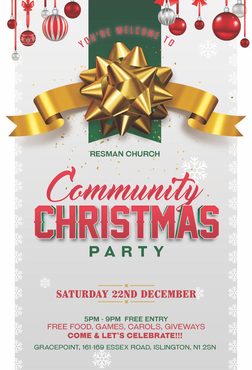 PsPrinceDavid's tweet photo. Community Christmas Party. #ResurrectionWorship #ResWorship #PastorPrinceDavid #ResmanOutreach #ResurrectionManifestations #EssexRoad #United #TogetherWeStand #Fellowship #Community #ResmanMedia #ResmanChurch #ReplibUK #Replib #PastorPrinceDavidAmponsah https://t.co/CJDwW2musn