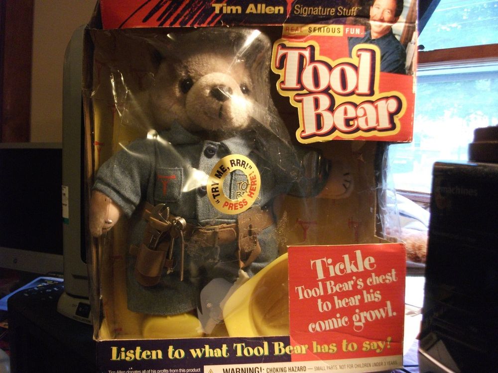 USTeddyBears's tweet photo. eBay: New Tim Allen Growling Tool Teddy Bear https://t.co/XtUR4BdqHM https://t.co/3Sm7RWlola