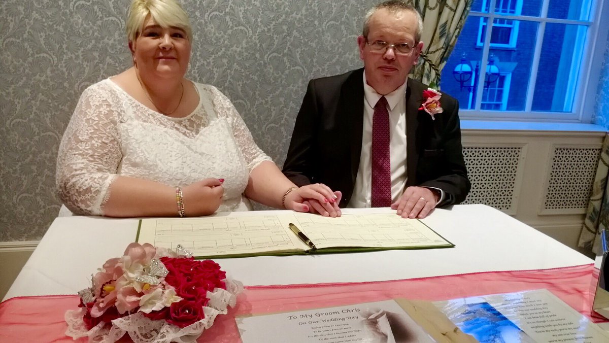 Congratulations Chris and Tracey #married <a href="/SaintJamesHotel/">St James Hotel</a> this afternoon