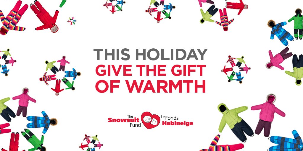 Looking for the perfect gift for someone special in your life? Why not donate a snowsuit in their name? Donate NOW: ow.ly/qL3L30mMNGU