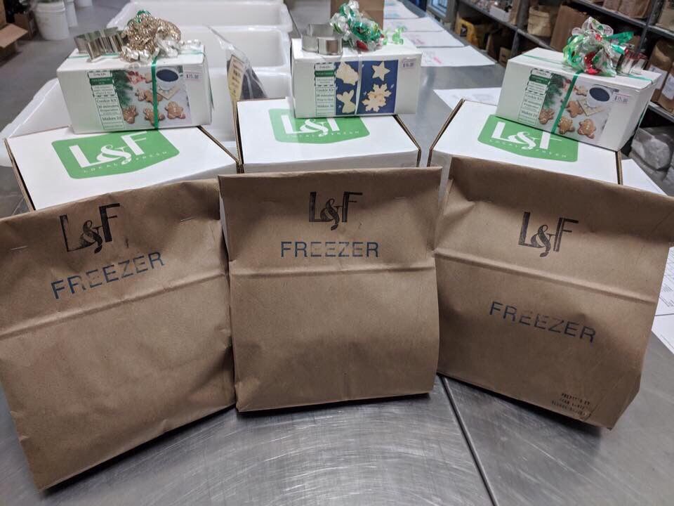 So blessed to receive such a generous donation from <a href="/Fresh2home/">Local & Fresh</a> for our Jean Vanier Christmas hampers!  We are truly grateful for these local partnerships!  #buylocalyqr <a href="/RCSD_No81/">YQR Catholic Schools</a>