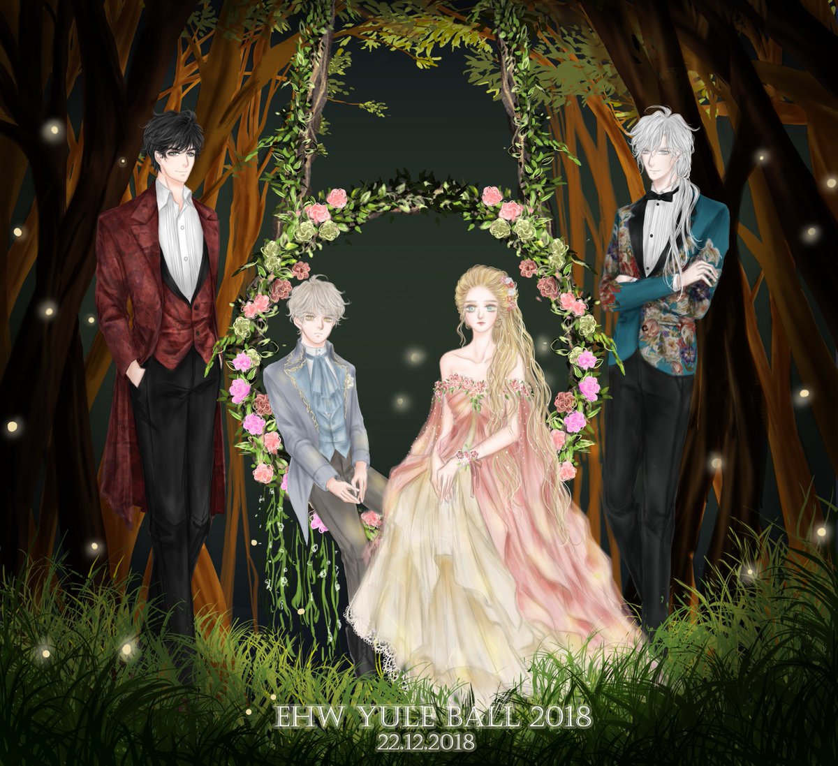 EHW_Labrador's tweet photo. #EHWYuleBall2018 
(มาแปะภาพแบบดีเลย์ค่ะ-- บวกย้อนกันได้นะคะฮืออ;;;;) https://t.co/DOt52MUAT3