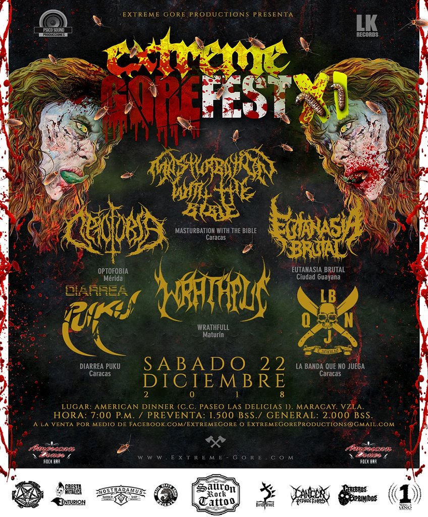 ExtremeGore's tweet image. Extreme Gore Fest XI HOY!!