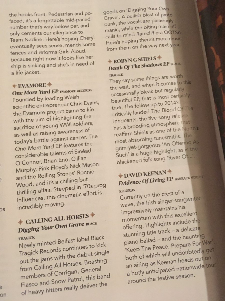 CallingHorses's tweet photo. Thanks to @edwinmcfee for the review of our single Digging Your Own Grave in @hotpress - available on Amazon https://t.co/MRW4aOiWXb https://t.co/FjHzFJEMym