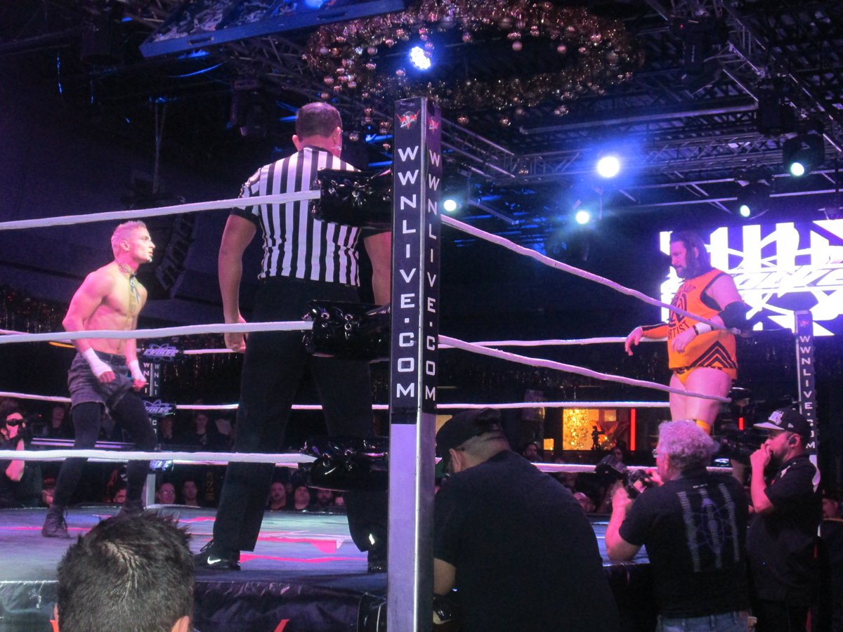 KOTR_Podcast's tweet photo. @DarbyAllin vs @KassiusOhno was one of the best matches we have ever seen live you have to see it to believe it! #EVOLVE117 @WWNEVOLVE https://t.co/F6bBaggW4j