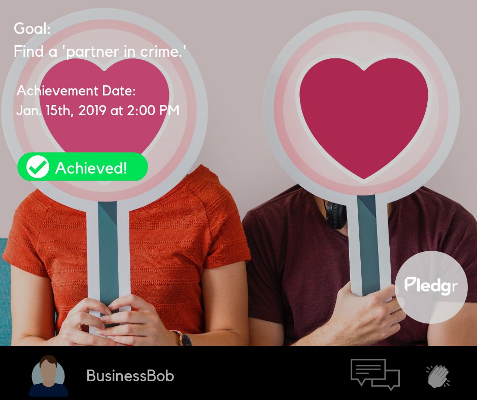 pledgr_'s tweet image. Looking for a special someone? Open up your #Pledgr app and type in 'go on more dates,' 'meet-up with new people,' 'network more." Your partner in crime can't find you if you don't  up yourself out http://there! Download the pledgr app here:  ow.ly/4cmh50jZV6R.