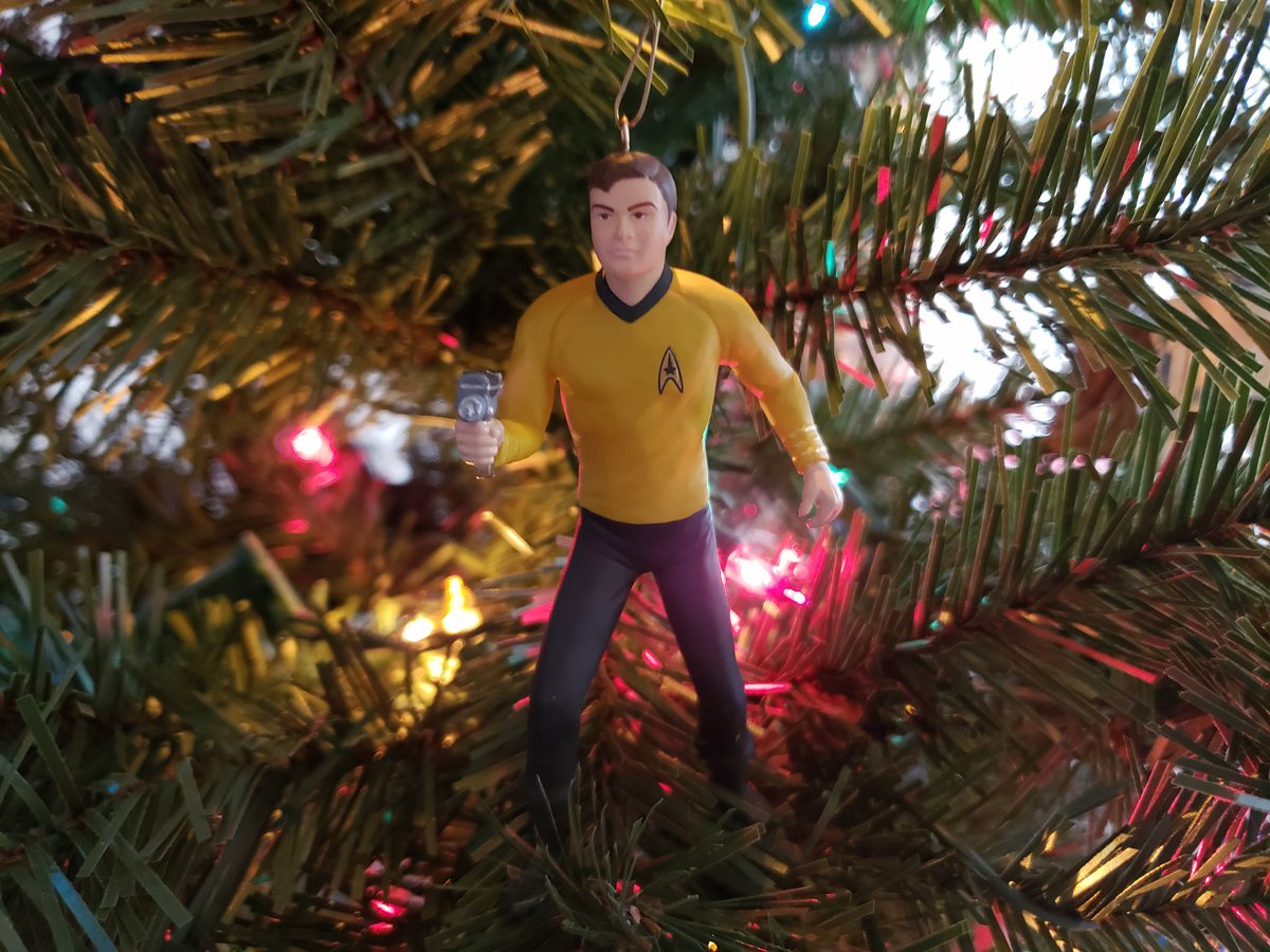 sarahsalviander's tweet photo. "Crew, we only have three days until Christmas. Set phasers to fun!" #TrekTree https://t.co/baqqApoHUy