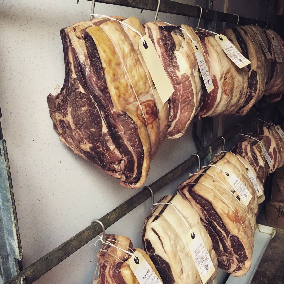 gjhonour's tweet photo. A few of tomorrow’s Ribs of beef! https://t.co/UA9obxW3GP