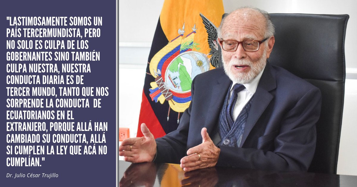 El país cambiará con nuestro  ejemplo, mejorarlo es una responsabilidad social que todo los ecuatorianos tenemos.
