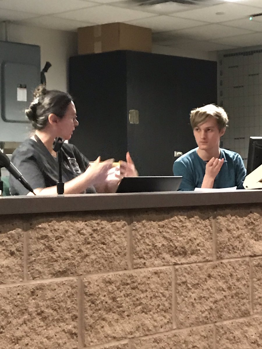 Academytheatre2's tweet photo. Tech hard at work. @SingleyAcademy @stagemaster143 @Texas_Thespians #hour17 #24hourtheatre https://t.co/0esMjl4OUz