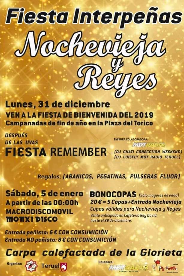 Adiós 2018!!!  Hola Vaquilla 2019!!!! Empezamos la cuenta atrás!!!!!