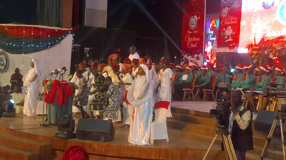 Yewa CAN Choir rendering their anthem @ the 2018 Ogun State Christmas Carol &amp; Service of 9 lessons holding @ the June 12 Cultural Centre, Kuto Abeokuta.
