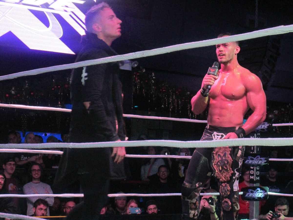 KOTR_Podcast's tweet photo. Is @DarbyAllin the next challenger for @austintheory1 and will the @WWNEVOLVE title be on the line? #Evolve117 https://t.co/5lpv9PqmB5