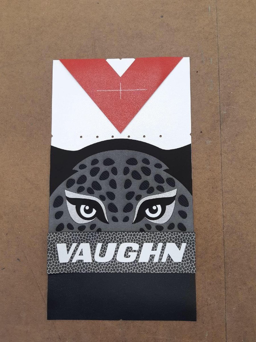 Some great behind-the-scenes pics <a href="/KevinWeekes/">Kevin Weekes</a>’ special edition <a href="/IHaveNo5Hole/">NO5HOLE</a> <a href="/VaughnHockey/">Vaughn Custom Sports</a> setup.