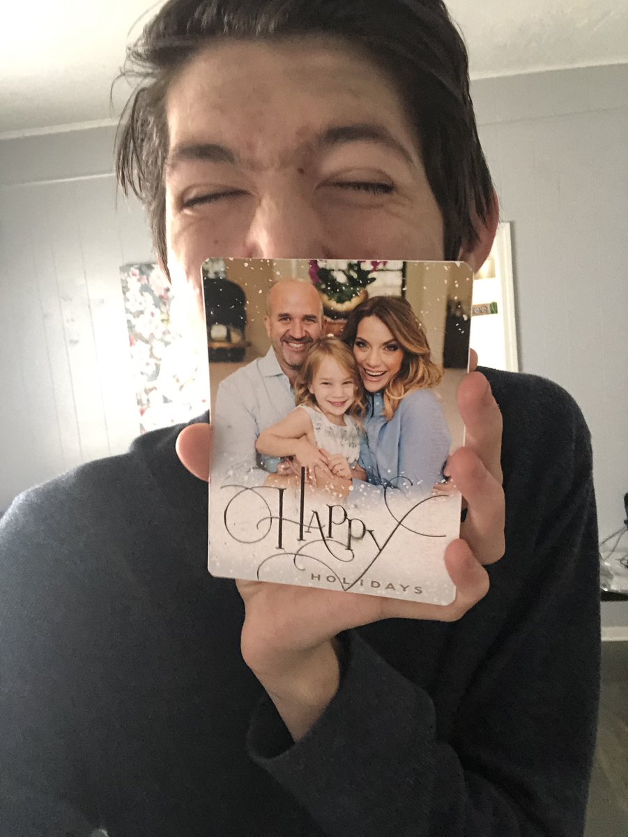 My reaction to getting my Christmas card from <a href="/CaryDeuber/">Cary Deuber</a> ❤️😭 LOVE YOU SO MUCH CARY! ❤️