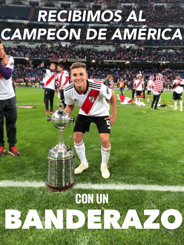 📅LUNES 24/12 ‼️
⏰13:00

Recibimos a @julianalvarezzz, el calchinense campeón continental con <a href="/carpoficial/">River Plate</a> de la Copa Libertadores 2018. 🏆 

¡Te esperamos!