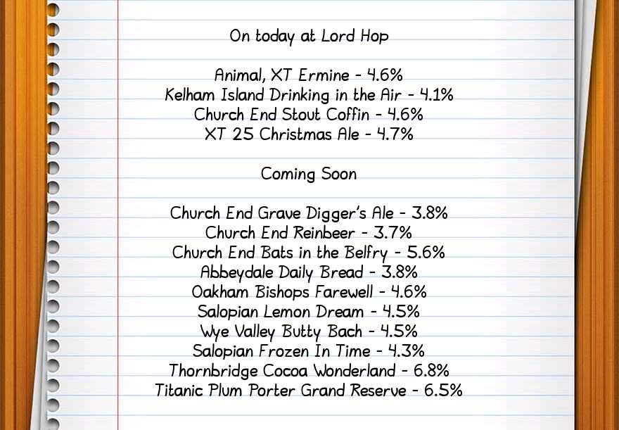 LordHop's tweet photo. On the bar today!
Beer Board: https://t.co/LNTc54X2M9

@xtbrew @KelhamBrewery @churchendbeer
#RealAleFinder https://t.co/cyg3yN6rO8