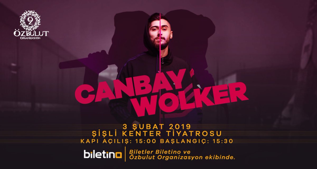 Biletler Yakında🌹
3 Şubat 2019 (Pazar) 
15:30
<a href="/canbayresmi/">Canbay</a> <a href="/wolkerresmi/">Wolker</a>