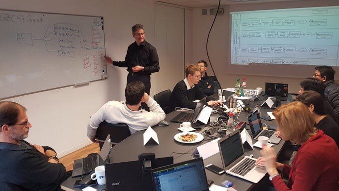 iotatokennews's tweet photo. Peace Innovation Foundation: „Very inspiring workshop on securing DLT-based IDs for humanitarian workers. Our particular thanks goes to our partners from #AccesSec, #IOTA, #Mobaxe, #BiiLabs, #B4PSolutions and #Motorola.“ https://t.co/8I3hPKFtDR
