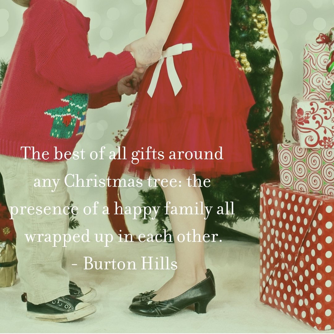 VerandaBeachWA's tweet photo. #christmasquotes: "The best of all gifts around any Christmas tree: the presence of a happy family all wrapped up in each other." - Burton Hills. No matter what you celebrate, getting together with family is the best part! https://t.co/OicvySMUqm