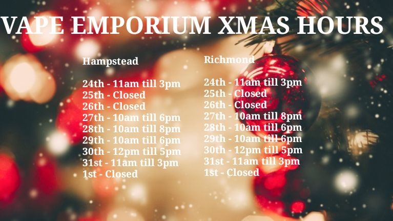 Our opening times over the next days.. back to normal from the 2nd Jan
Thanks so much to everyone for your support in 2018!
Merry Christmas and Happy New Year!🍾