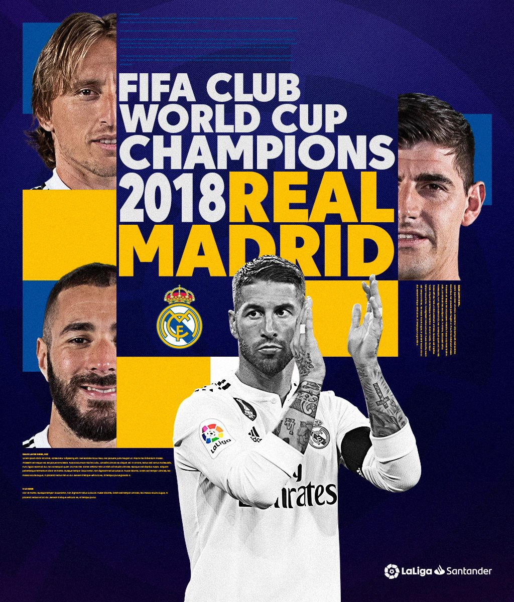 🏆  CHAMPIONS!  🏆

Real Madrid win the FIFA Club World Cup 2018! #ClubWC👏👏