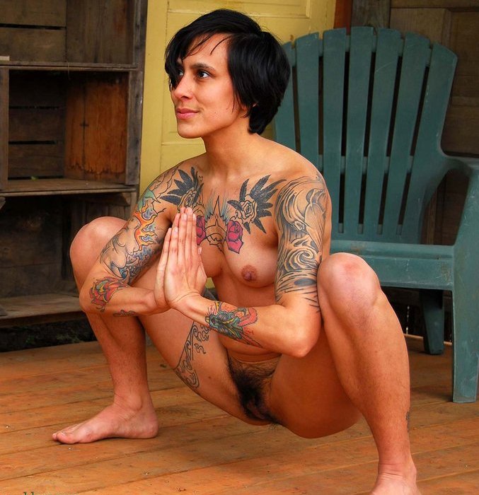 NakedYoginiArt on Twitter: "Yoga and tattoos... 