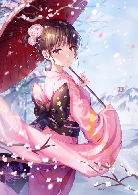 #FGO  #Fate #両儀式 
まともなサークルに描かれた参本図の2式、テーマは雪。

みんな好きになってほしい♪(・ω・)ノ 