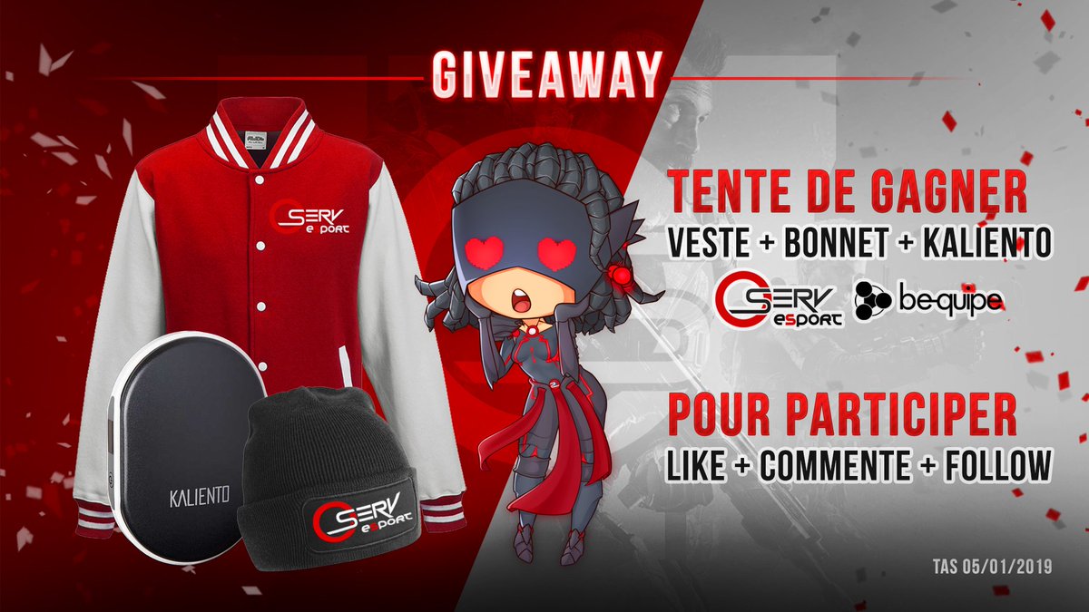 OservEsport's tweet photo. #GIVEAWAY Pour fêter les 3 ans de @OservEsport nous vous offrons la possibilité de gagner 3 lots 😱 donc 3 gagnants !

📌 Veste Varsity
📌 Bonnet
📌 Kaliento

Pour participer :
➡️ RT ce tweet
➡️ FOLLOW @OservEsport &amp; @BequipeGaming
➡️ COMMENTE le lot de ton choix https://t.co/PB1XPCkjCh