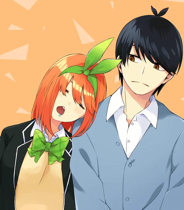 寝落ちしてる四葉描いた

#五等分の花嫁 