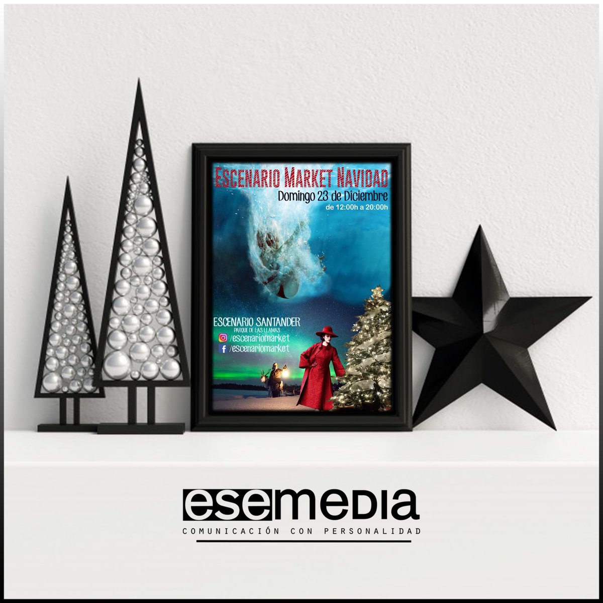 🎅 Papá Noel buscará mañana inspiración en <a href="/EscenarioMarket/">Escenario Market</a>. ¡Sigue su ejemplo y compra diferente esta Navidad! 🎁

#esemedia #esmarket #domingo #planazo #pasolista #santander #cantabria