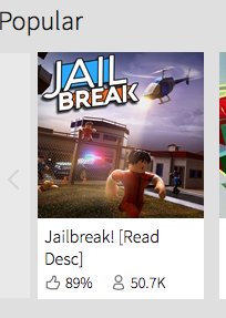 badimo_roblox's tweet photo. o_o 50,000 DESKTOP players on #Jailbreak today with over 75,000 online across all platforms! Thanks everybody! ❤️ https://t.co/0gRxOfildj