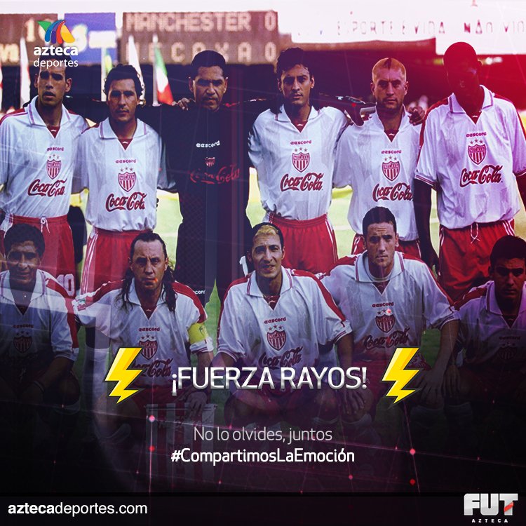 AztecaDeportes's tweet photo. ⚡️¡FUERZA RAYOS!⚡️ 

Para no perder la bonita costumbre, les recordamos quien ha sido el único equipo mexicano en derrotar al @realmadrid en un #MundialDeClubes😎💅🏻🇲🇽 #CompartimosLaEmoción https://t.co/OfSIqPyt2x